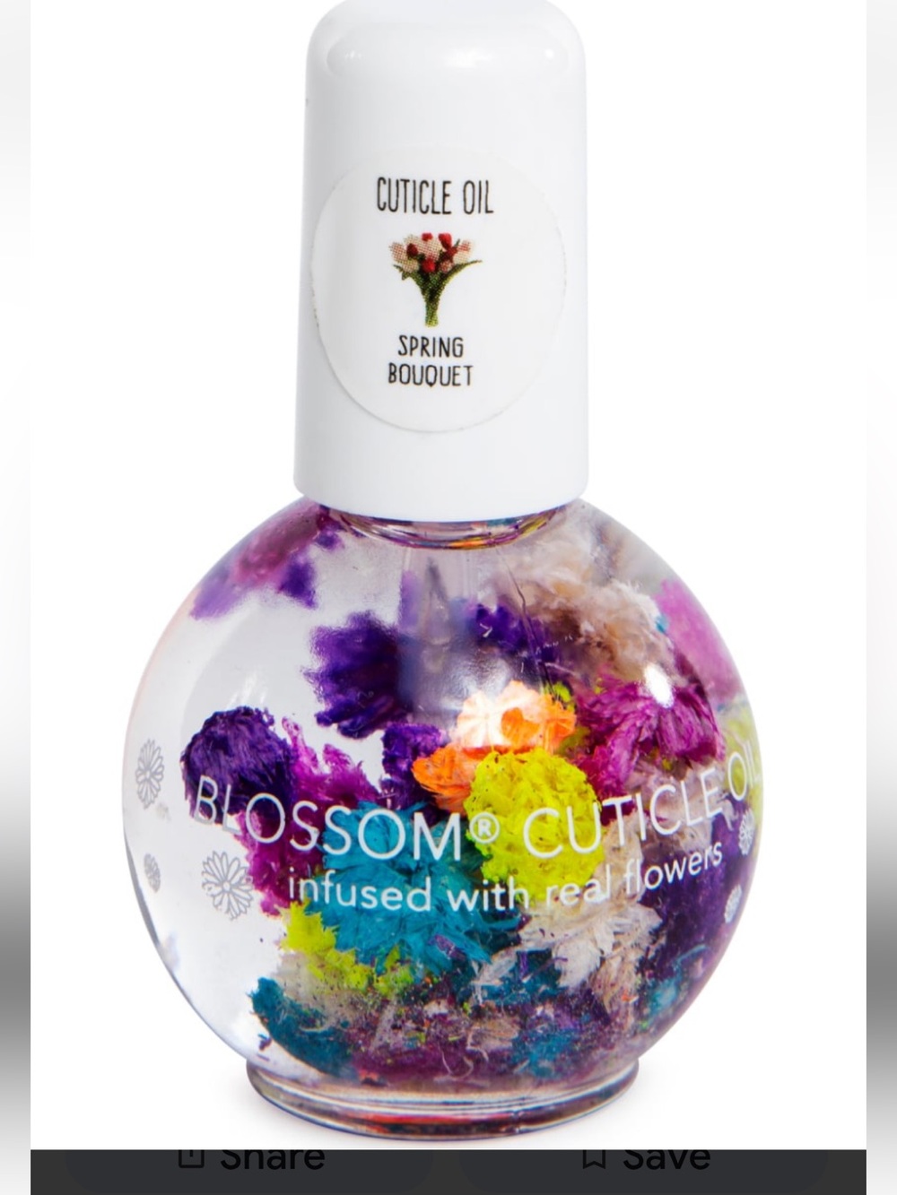 Spring Bouquet Cuticle Oil — Purple Multi set of two nwob